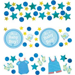 👉 Babyshower blauw baby's jongens Amscan Confetti 13051557973