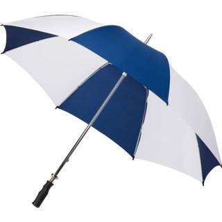 👉 Golfparaplu wit blauw kunststof Impliva Handopening 120 Cm Wit/donkerblauw 8713414815628