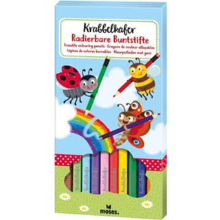 👉 Kleurpotlood multikleur Moses Kleurpotloden Met Gum 12-delig 19 Cm 4033477161239