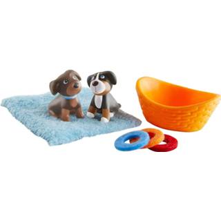 👉 Poppenhuispop bruin oranje polyester Little Friends Pups Junior Bruin/oranje 5-delig 4010168243795