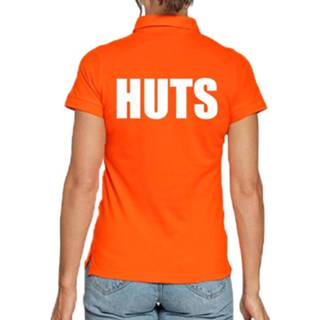 👉 Koningsdag Poloshirt / Polo T-shirt Huts Oranje Dames - Koningsdag Kleding/ Shirts S