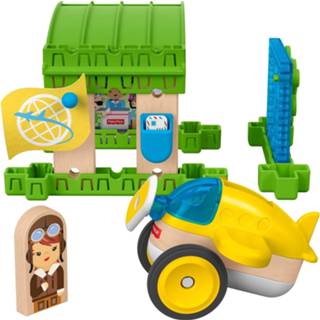 👉 Hout Fisher-price Bouwpakket Wonder Makers Hangar 15-delig 887961845341