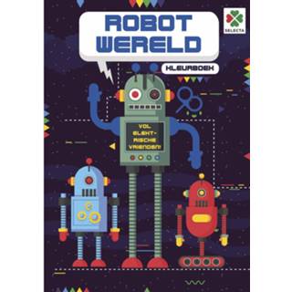 👉 Kleurboek Selecta Robot Wereld 6416739560991