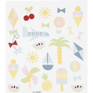 👉 Stickervel Creotime Zomervakantie 16,5 X 15 Cm 25 Stuks 5712854310307