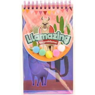 👉 Notitieboek Toi-toys Llamazing Lama Notitieboekje 19 Cm 8719904412063