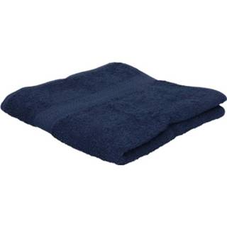 👉 Handdoek textiel Voordelige Navy Blauw 50 X 100 Cm 420 Grams - Badkamer Badhanddoeken 8720147368253