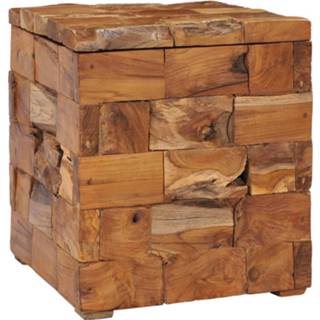 👉 Teakhout bruin Vidaxl Opbergkruk Massief 8719883581552