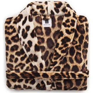 👉 Badjas bruin polyester s Zo! Home Leopard - 8718518209397