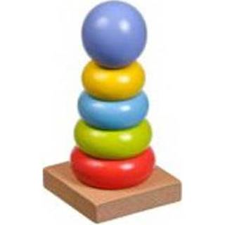 👉 Houten blok Lucy & Leo Ll152 - Blokken Pyramide 7061118048059