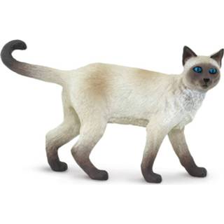 👉 Beige kunststof Safari Speeldier Siamese Kat Junior 8,5 Cm 95866001896