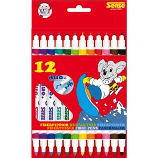 👉 Stift multikleur Haza Original Stiften Duo 12 Stuks 7312460103041