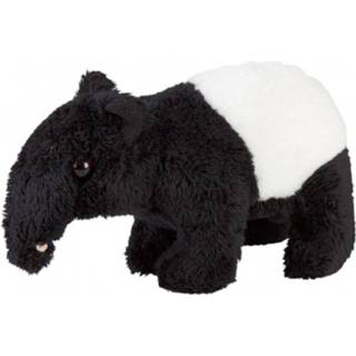👉 Miereneter knuffel zwart witte pluche kinderen zwart/witte tapir 15 cm speelgoed
