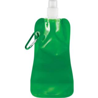 Drinkfles groen wit PE polyethyleen Xd Collection Opvouwbaar Groen/wit 400 Ml 8714612073551