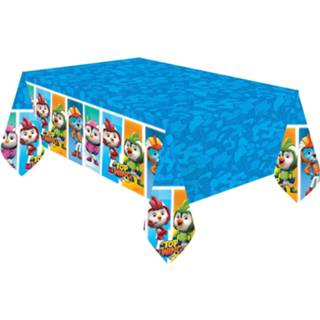 👉 Tafelkleed blauw kunststof Nickelodeon Top Wing 180 X 120 Cm 192937063385