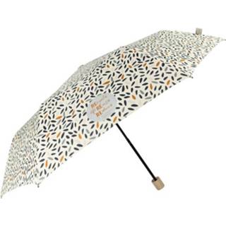 👉 Paraplu aluminium crème Perletti Unisex 97 Cm Spikkel 8719817738571