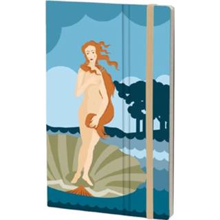 👉 Notitieboek karton papier blauw Stifflex Botticelli 21 X 13 Cm Karton/ivoor 8022697009960
