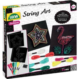 👉 Zwart meisjes Lena String-art Flamingo & Ster Schuimrubber 4006942871704