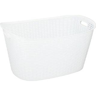 👉 Opbergmand wit kunststof Tom 18,5 Cm 8711252167558