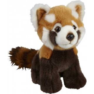 👉 Panda knuffel rode pluche polyester rood kinderen 18 Cm - Pandabeer Bosdieren Knuffels Speelgoed Voor 8720147751406
