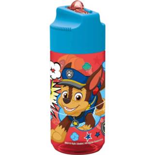 👉 Drinkfles rood blauw kunststof Nickelodeon Paw Patrol 430 Ml Junior Tritan Rood/blauw 8412497189366