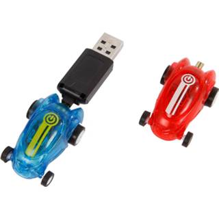 👉 Blauw rood kunststof Toys Amsterdam Raceauto's 6 Cm Usb Blauw/rood 3-delig 8713219356944