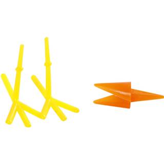 Geel oranje x Creotime Kippen Snavels En Voeten Geel/ 30+37 Mm 28 8-sets 5712854102629
