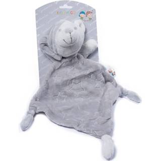 👉 Knuffeldoek grijs polyester Gamberritos Knuffeldoekje Beertje 23 Cm Sterren 8432443602725