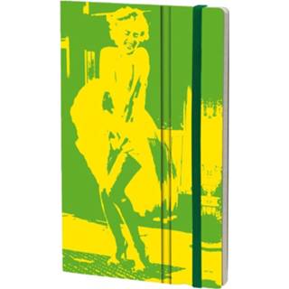 👉 Notitieboek groen karton papier geel Stifflex Fluomarilyn 21 X 13 Cm Karton/papier 8022697010409