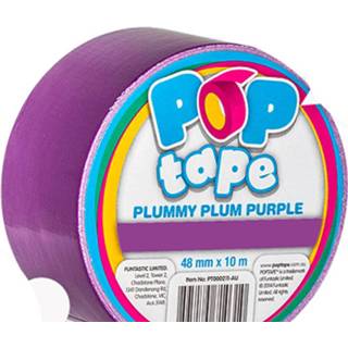 👉 Pruim purper Pop Tape 48mm X 10m - Plummy Plum Purple 4895185720265