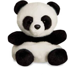 👉 Zwart wit pluche Aurora Knuffelpanda Palm Pals Junior 13 Cm Zwart/wit 5034566613508