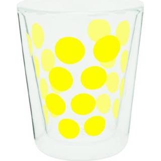 👉 Koffieglas geel glas Zak!designs Dot Dubbelwandig 200 Ml 707226844172