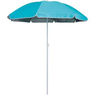 👉 Blauw staal grijs Eurotrail Strandparasol 180 X 160 Cm 2-delig 8712318950572