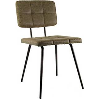 👉 Eetkamerstoel groen kunstleer Luxury Label Markham 44,5 X 81 Cm 8718317679599