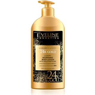 👉 Bodylotion goud Eveline Cosmetics Luxury Expert 24k Gold Nourishing Body Lotion With Particles 350ml. 5901761961331