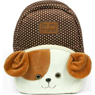 👉 Rugzak bruin wit polyester Perletti Hond 2,7 Liter 28 Cm Bruin/wit 8015831130552