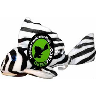 👉 Knuffel zwart wit pluche Ceramicnature Zebra Pleco Junior 30 Cm Zwart/wit 8719831451098