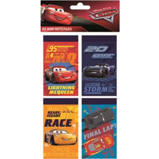 👉 Papier multikleur Disney Mini-schrijfblok A6 Cars 5,7 X 10 Cm 8-delig 8719817781461