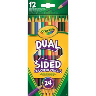 👉 Multikleur Crayola Duo-kleurpotloden 12 Stuks 71662661007