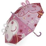 👉 Paraplu roze kunststof Nickelodeon Peppa Pig & Suzy Schaap Junior 48 Cm 8430957133766
