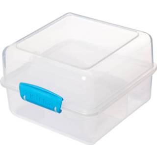 👉 Lunchbox blauw kunststof Sistema To Go Cube 9414202227317