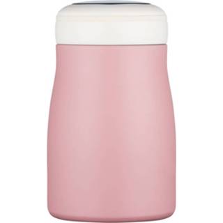 👉 Thermosfles roze RVS Ecoffee Cup Local Fluff - Softail Short Warm/koud Dubbelwandig 500 Ml 5060136006067