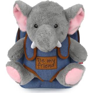 👉 Rugzak blauw grijs polyester Perletti Olifant 2,7 Liter 26 Cm Blauw/grijs 8015831130484