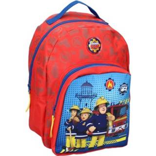 👉 Rugzak rood polyester Brandweerman Sam Junior 7 Liter 8712645276765