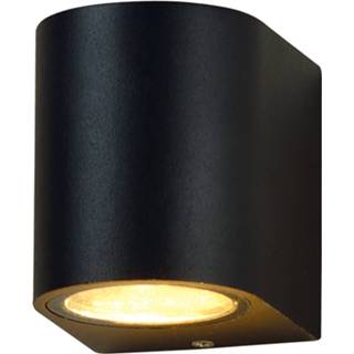 Buitenlamp zwart aluminium Led Tuinverlichting - Sanola Hoptron Gu10 Fitting Rond Mat 6013921028057