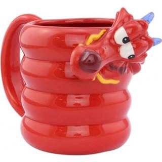 👉 Rood keramiek Disney Mok Mulan- Mushu 300 Ml Kermiek 400 Gram 5055964736897