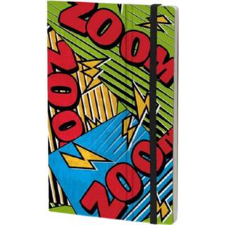👉 Notitieboek karton papier multikleur Stifflex Zoom 21 X 13 Cm Karton/ivoor 8022697008512