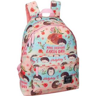 👉 Rugzak roze bruin polyester Delbag Egel 40 X 30 Cm 18 Liter Roze/bruin 5607372116312