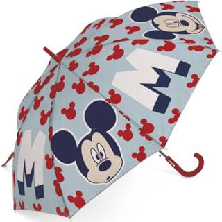 👉 Paraplu blauw kunststof Disney Mickey Mouse Junior 48 Cm 8430957132394