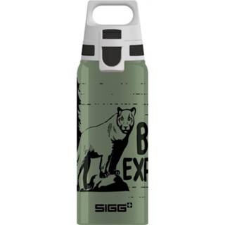 👉 Drinkfles groen aluminium Sigg Brave Mountain Lion 500 Ml 7610465900239