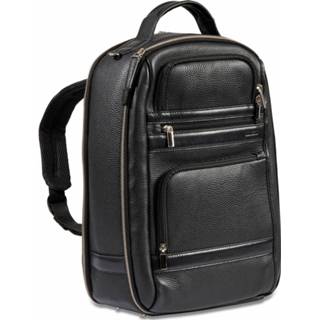 👉 Rugzak zwart leer leder Dal Negro 28 X 40 18 Cm 8001097032655